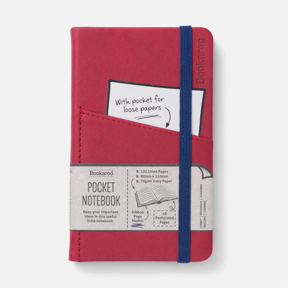 Bookaroo A6 Pocket Notebook: Purple