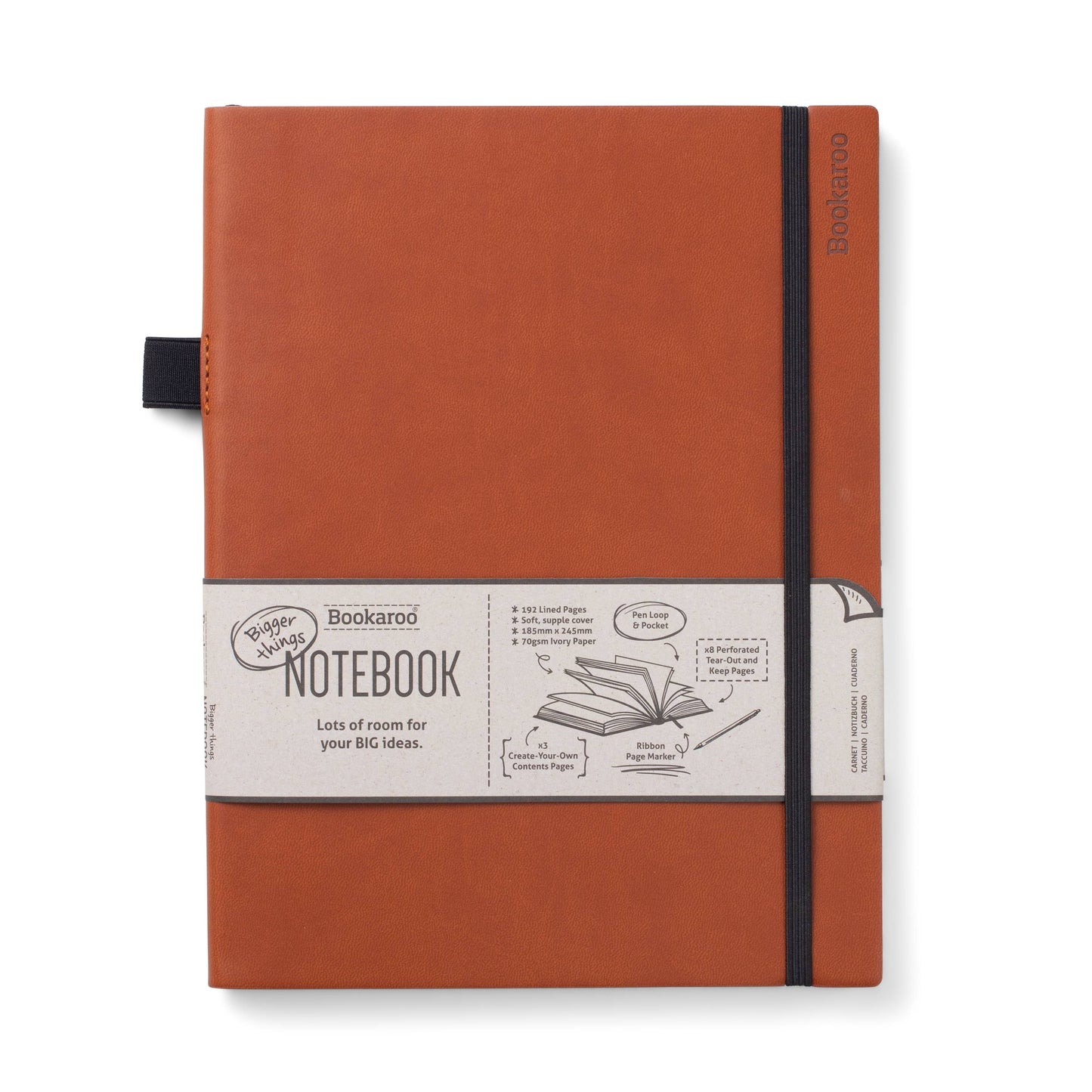 Bookaroo Bigger Things Notebook: Forest Green