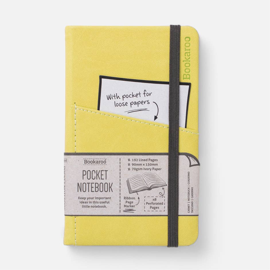 Bookaroo A6 Pocket Notebook: Brown