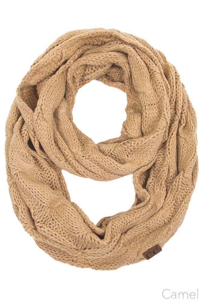 C.C Knitted Scarf: New Olive