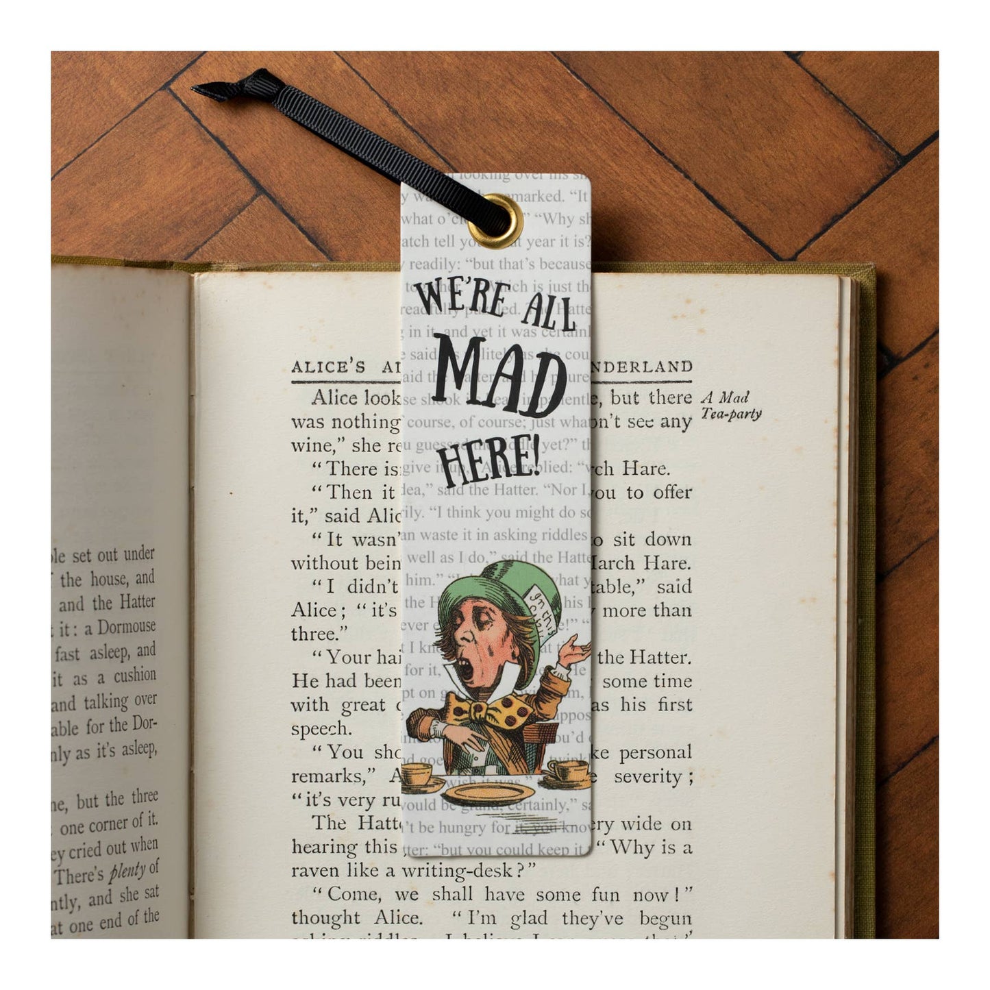 Literary Bookmarks: We're All Mad Here