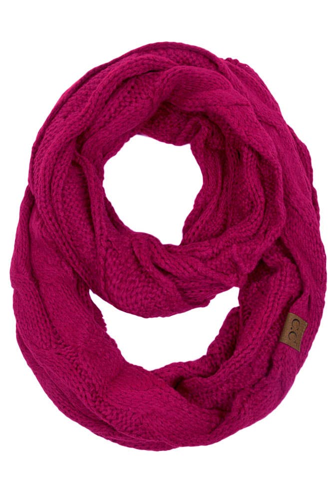 C.C Knitted Scarf: New Olive