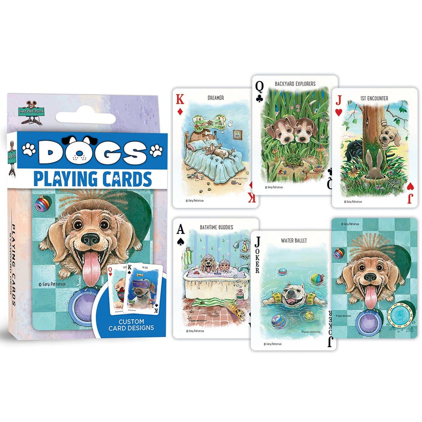 Dogs Playing Cards