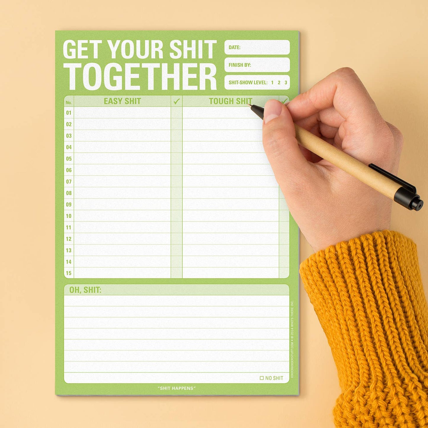 Get Your Shit Together Pad (Green)