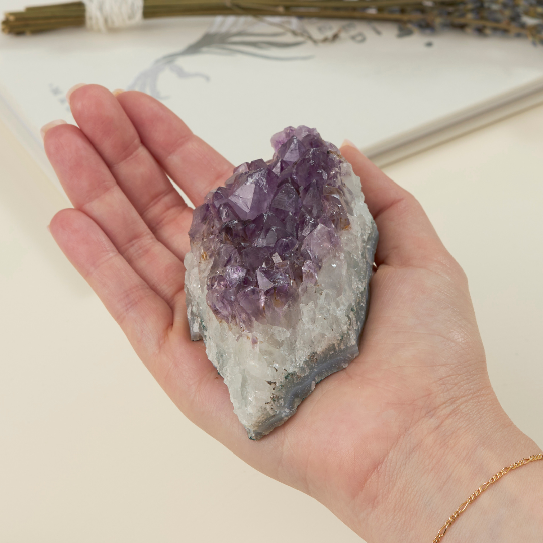 Amethyst Crystal Clusters (3" - 4")