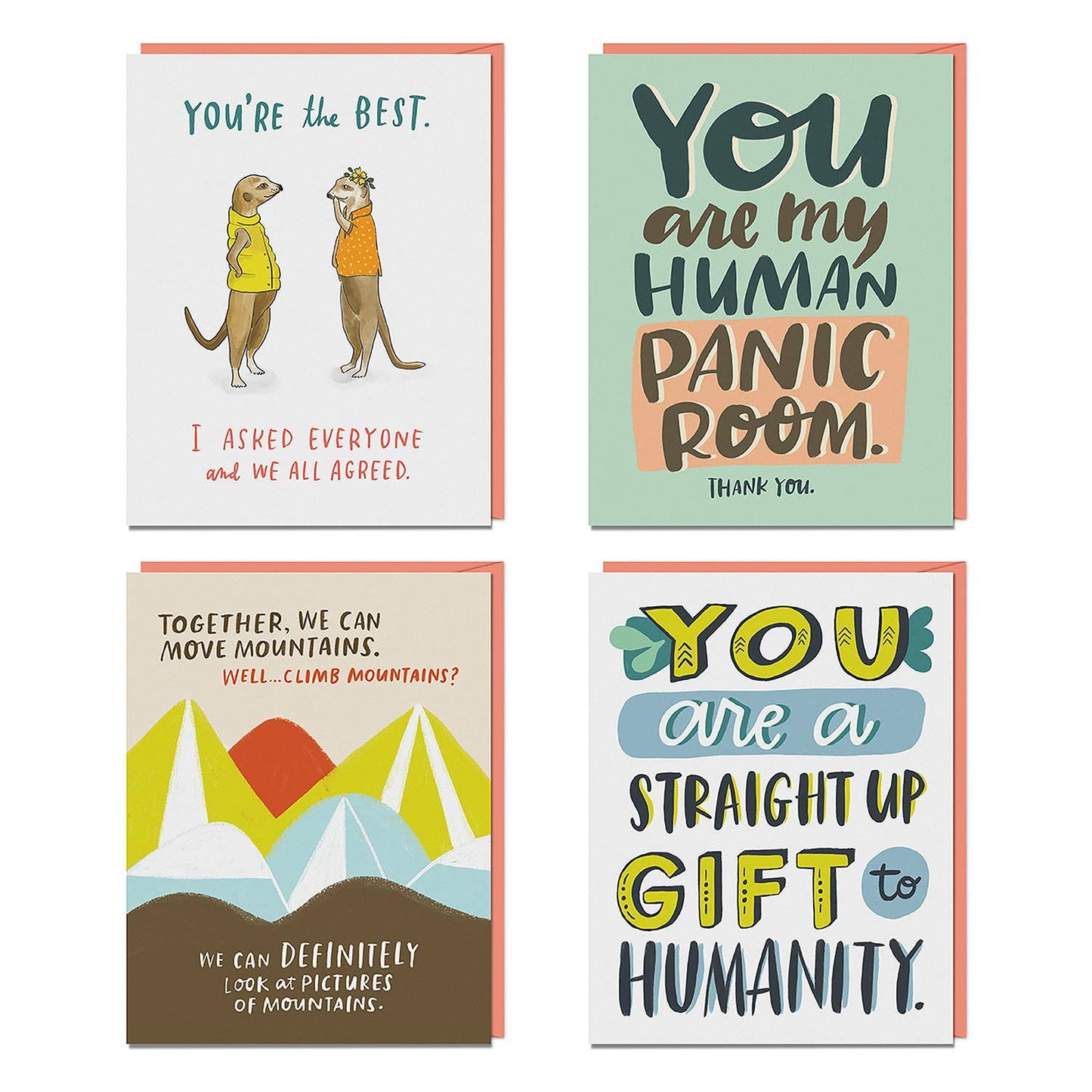 Friendship/Encouragement Cards, Box of 8 Assorted