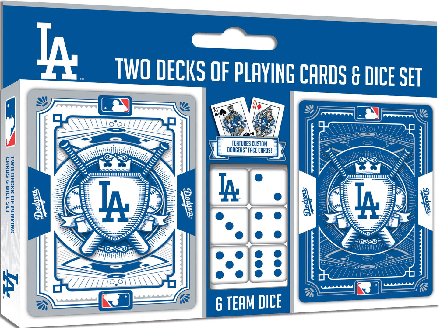 Los Angeles Dodgers - 2-Pack Playing Cards & Dice Set