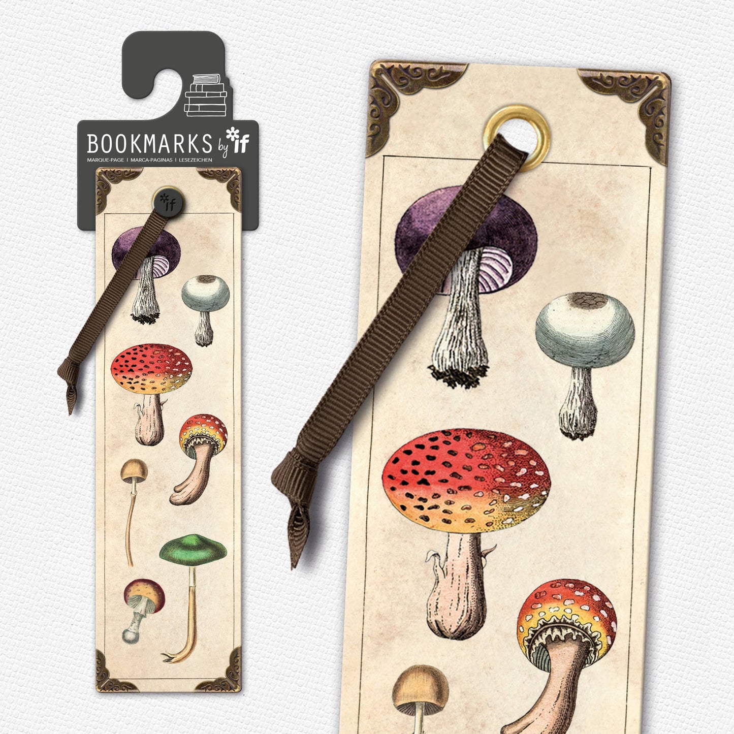 Vintage Bookmarks: Bees & Flowers