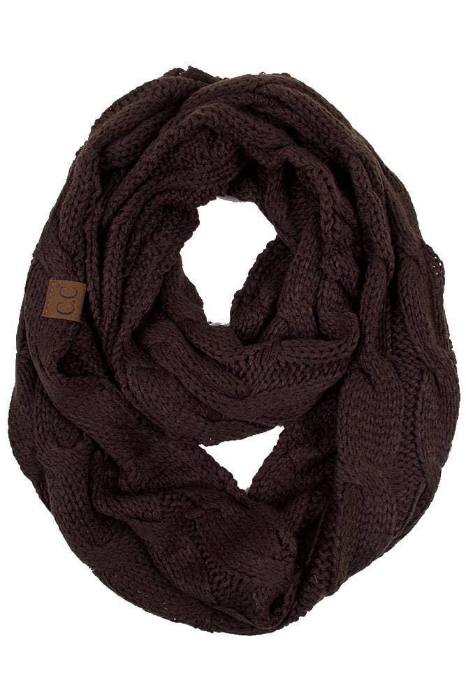 C.C Knitted Scarf: New Beige