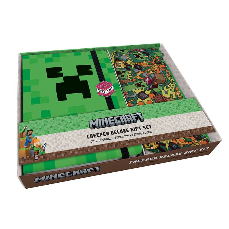 Minecraft: Creeper Deluxe Gift Set (Journal, Charm, Pouch)