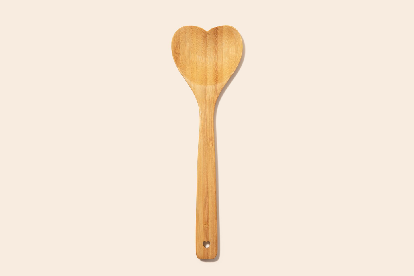 Bamboo Utensil Spoon | Heart Shaped