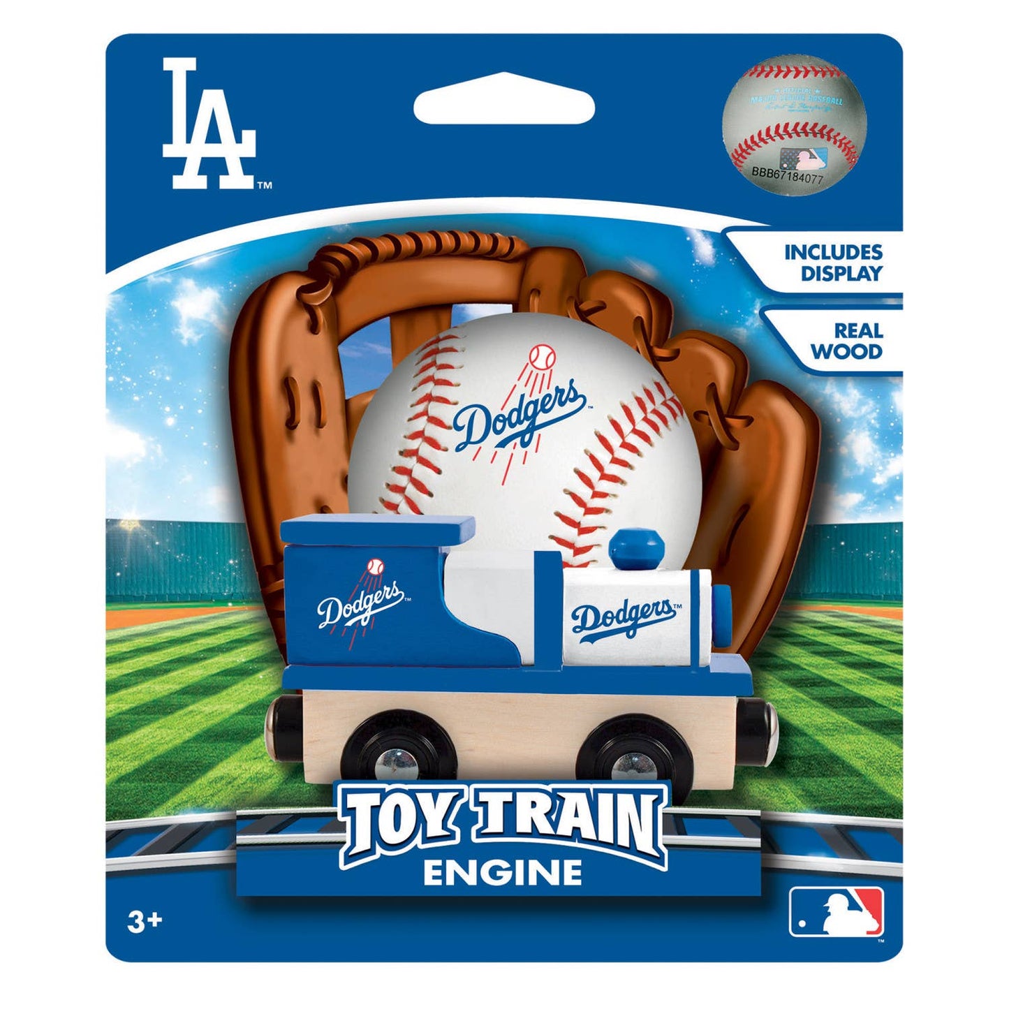 Los Angeles Dodgers Toy Train Engine
