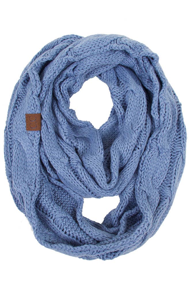 C.C Knitted Scarf: New Olive