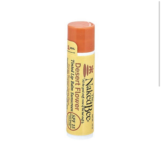SPF 15 Tinted Lip Balm - Orange Blossom in Desert Flower Tint