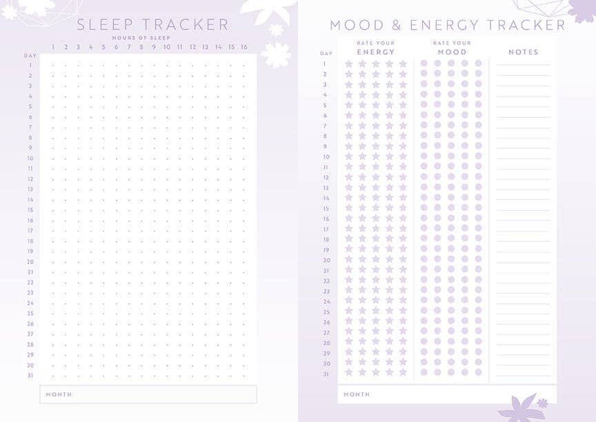 Wellness Notebook Set: A Health & Wellness Organizer