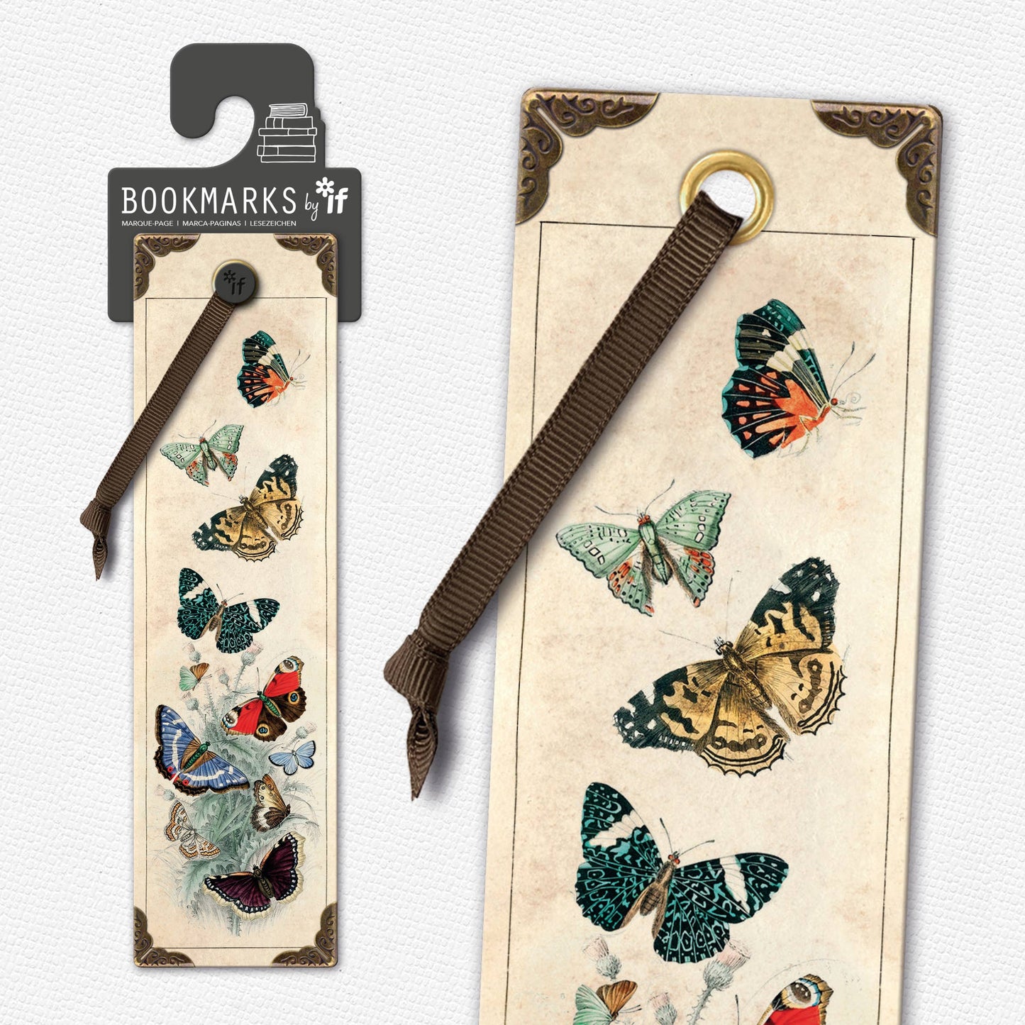 Vintage Bookmarks: Bees & Flowers