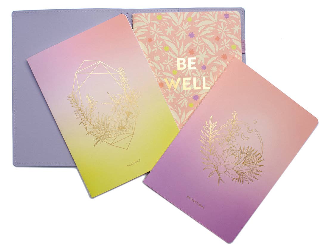 Wellness Notebook Set: A Health & Wellness Organizer