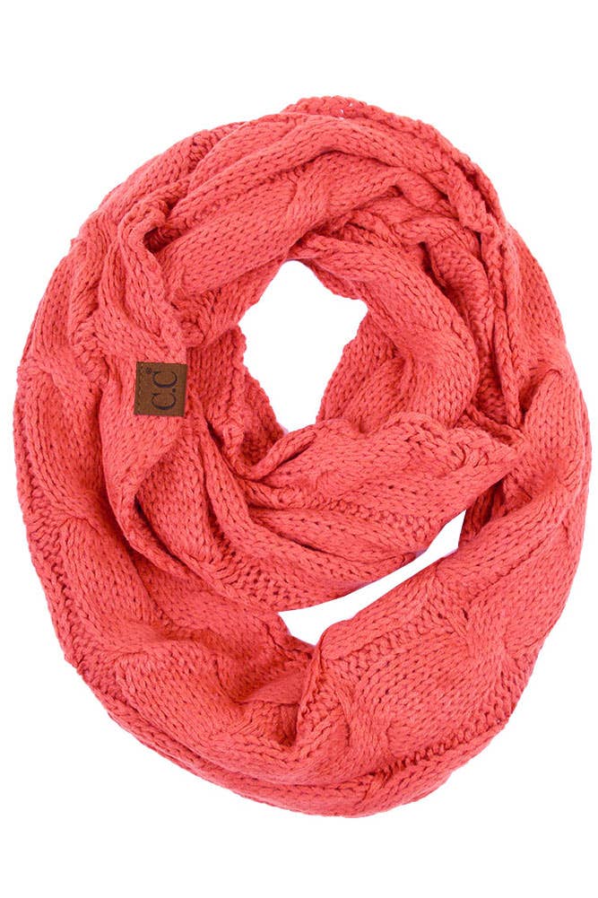 C.C Knitted Scarf: New Olive