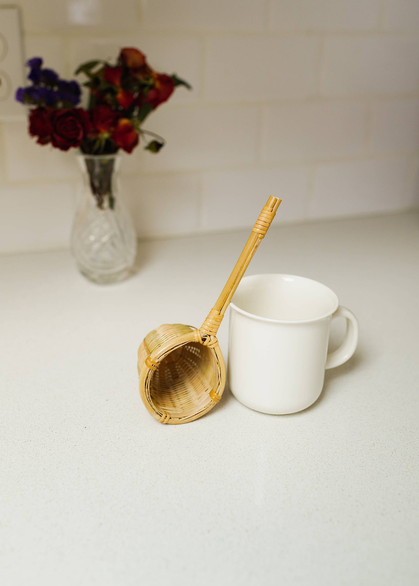 Bamboo Hand Woven Tea Strainer