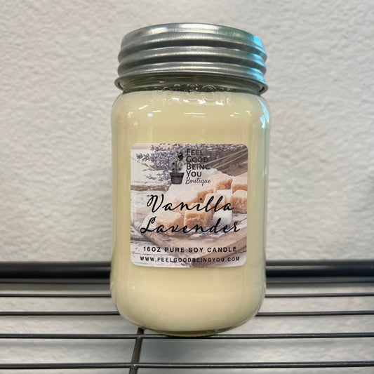 VANILLA LAVENDER | 16oz Mason Jar