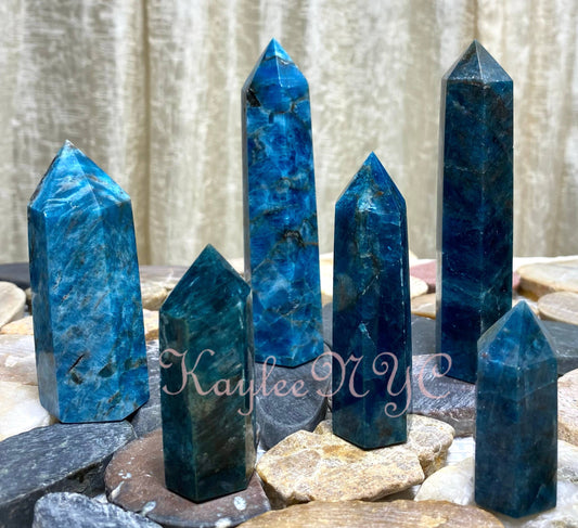 Apatite Tower Obelisk Point Wand Crystal