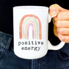 Positive Energy Rainbow Mug