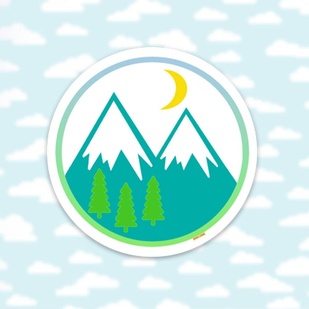 Mountain Vinyl Sticker