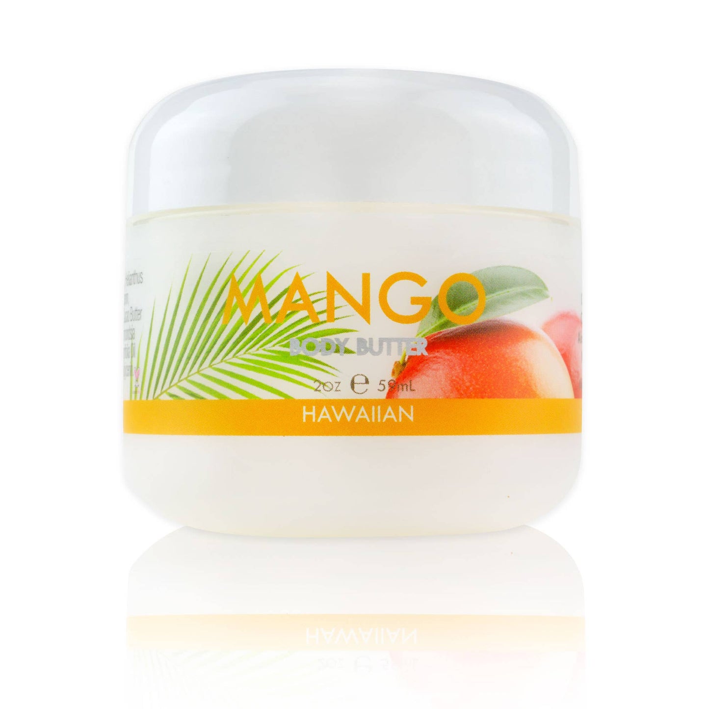 Mango Body Butter with Aloe, Mac. Nut & Coconut Oil 2 oz