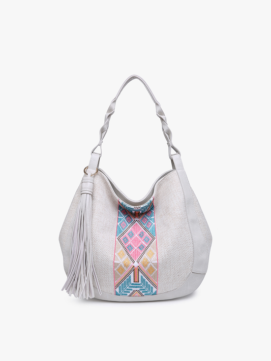 Jaylin Tribal Saddle Bag w/ Large Tassel