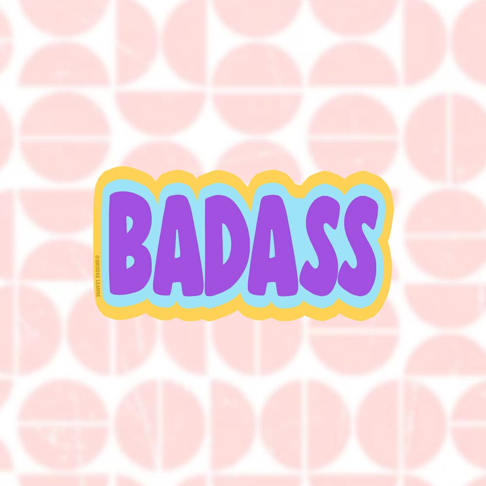 Badass Vinyl Sticker