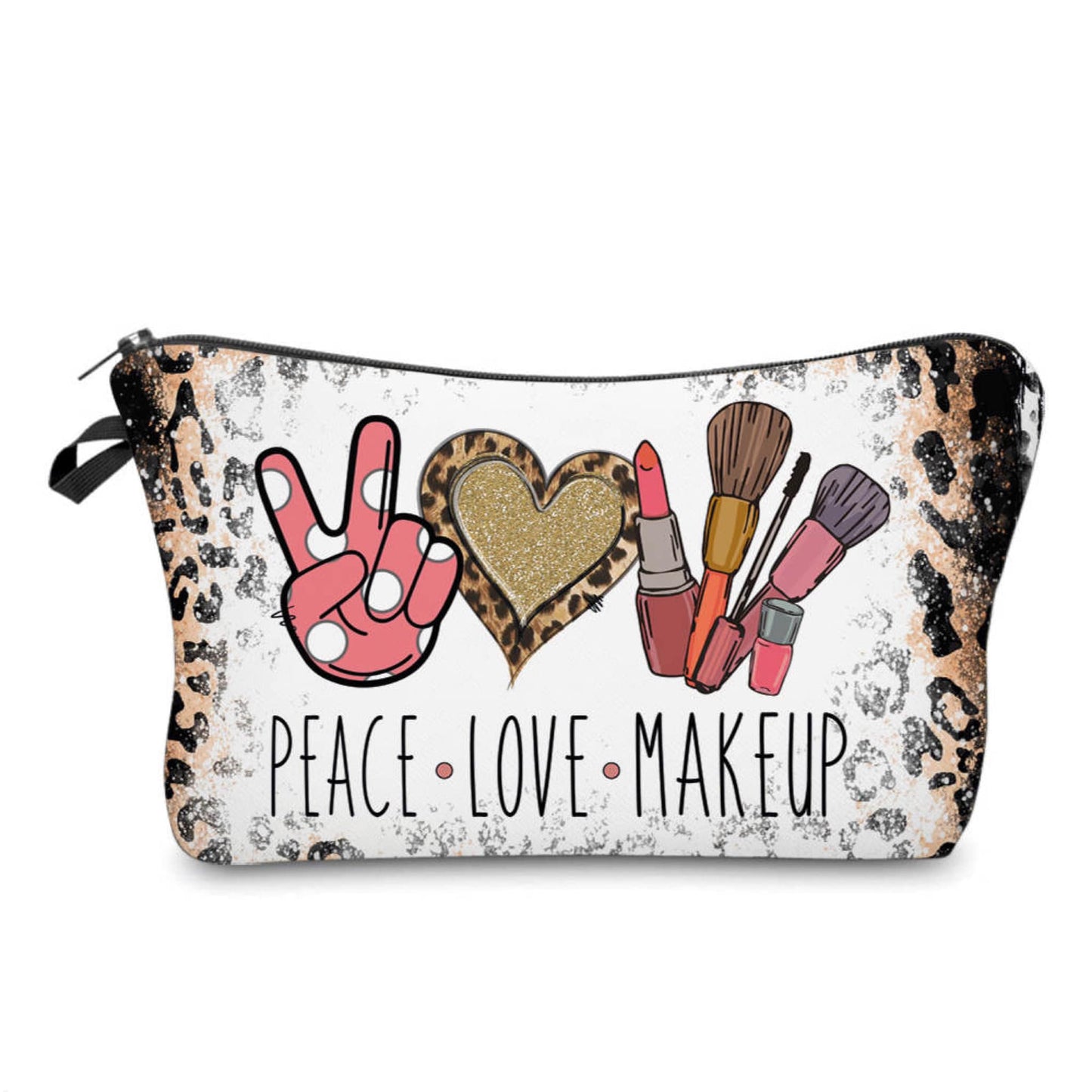 Peace, Love, Makeup Pouch