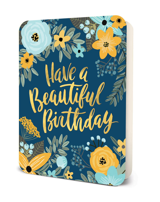 Beautiful Birthday Deluxe Greeting Card