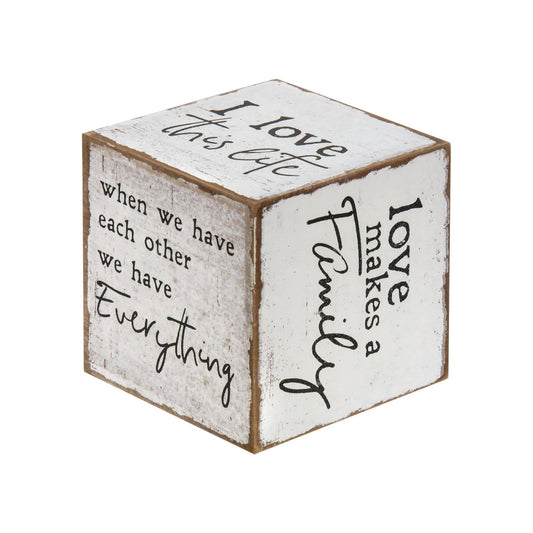 Family Sentiments Cube