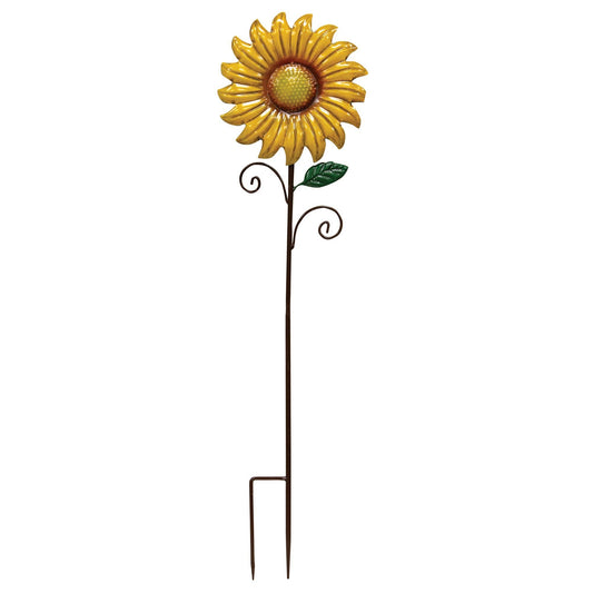 Metal Sunflower Decorative Garden Stake