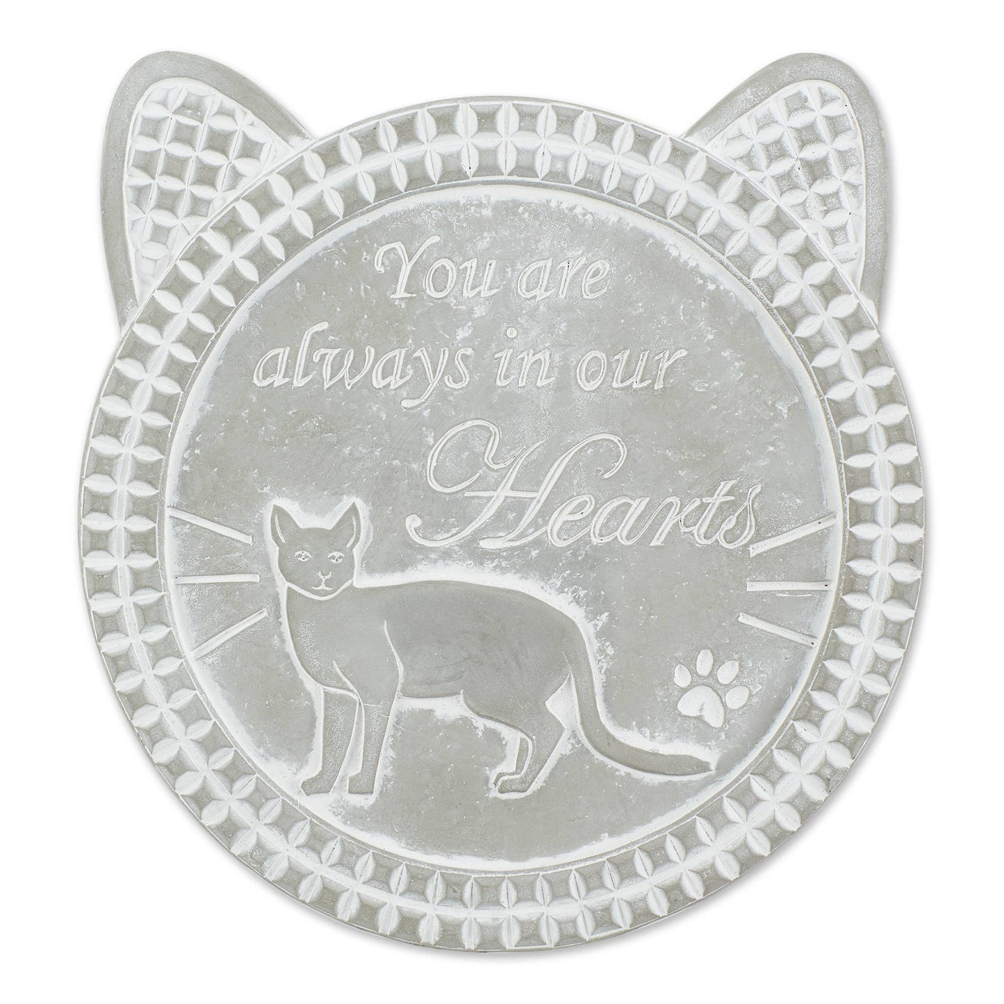 YOU ARE ALWAYS IN OUR HEARTS CAT MEMORIAL STEPPING STONE