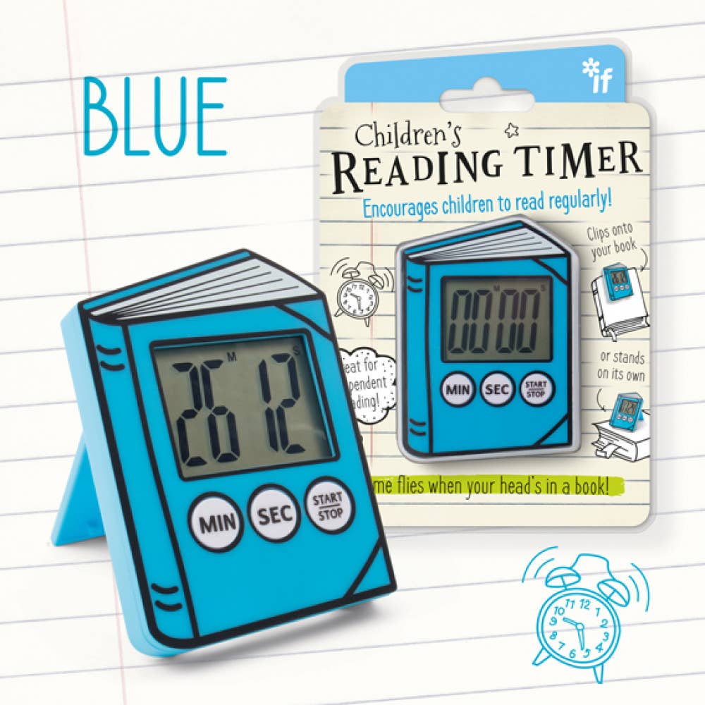 Children's Reading Timer: Blue