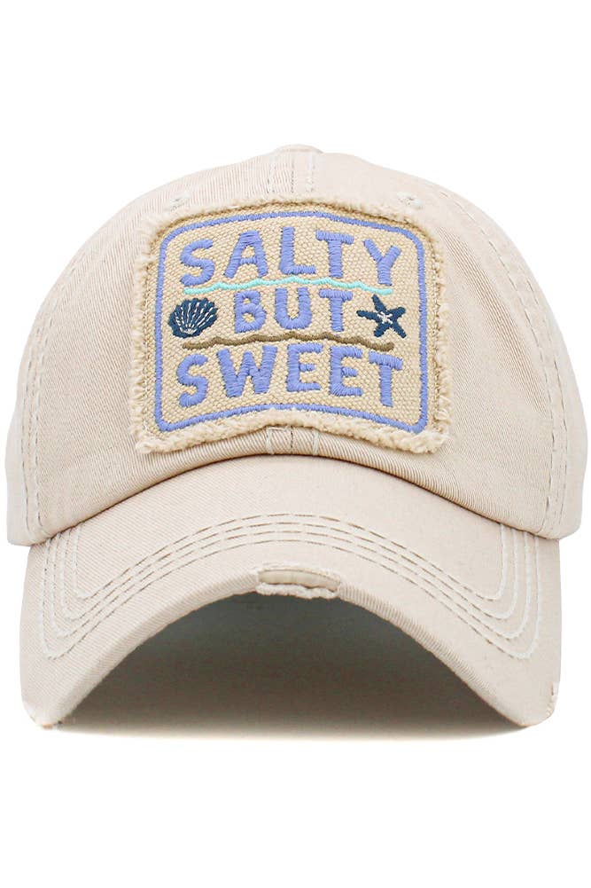 Salty But Sweet Washed Vintage Ballcap