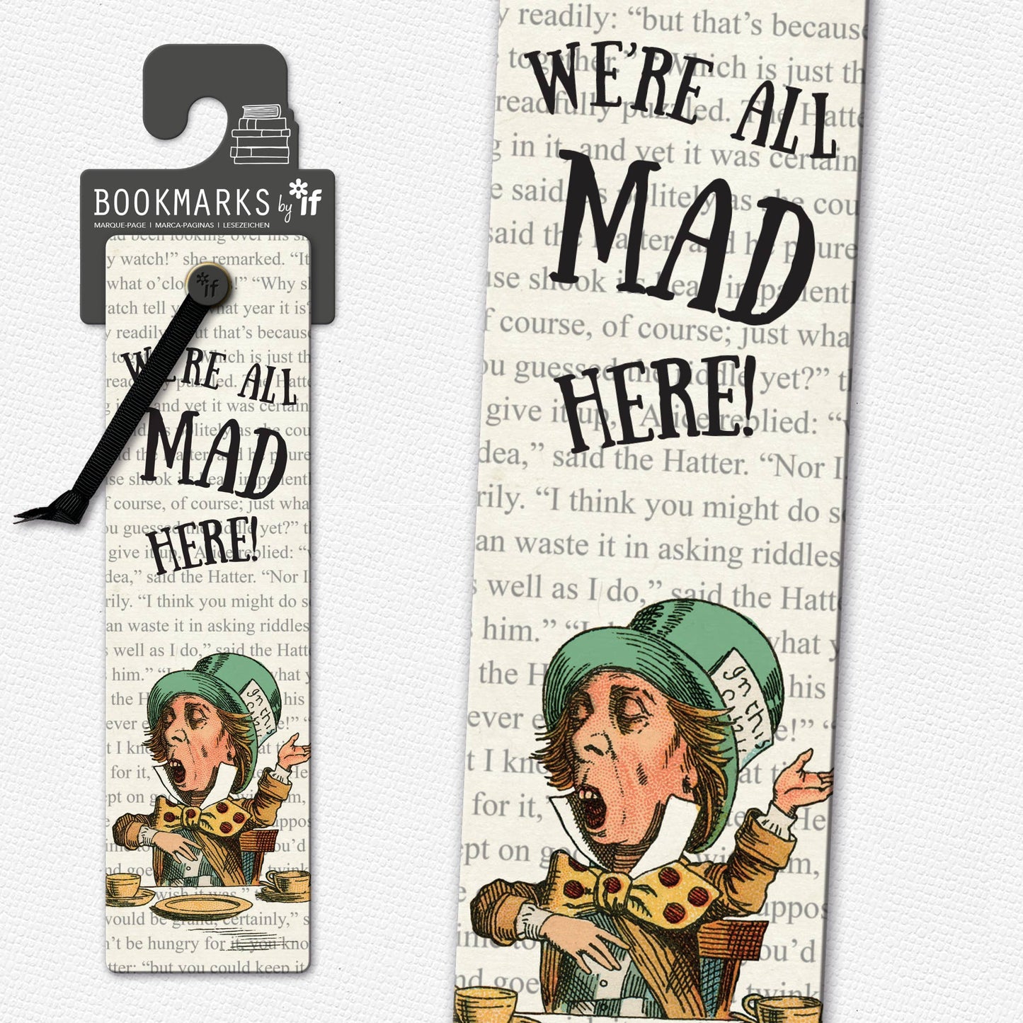 Literary Bookmarks: We're All Mad Here