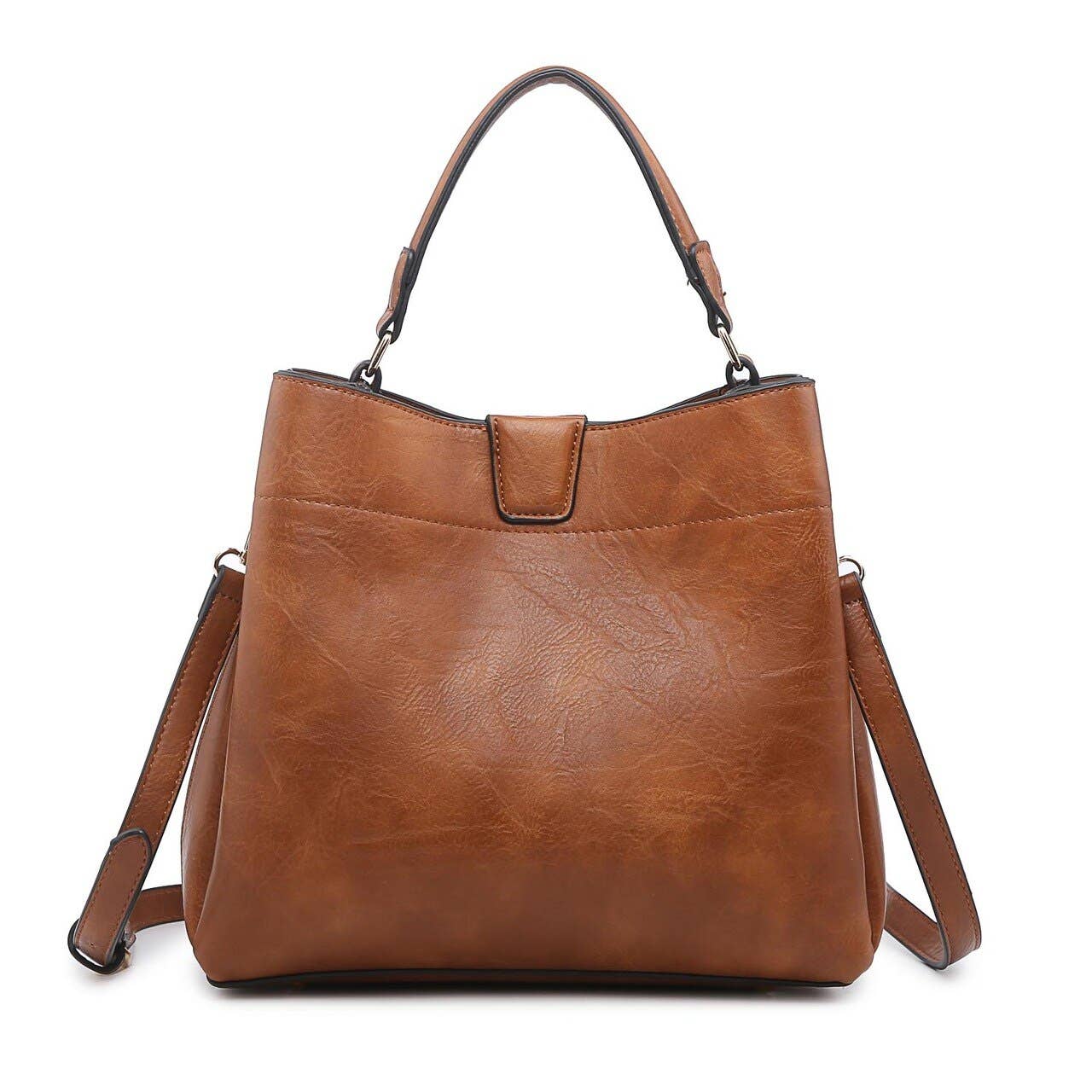 M1951 Tati Monogrammable Satchel w/ Zip and Slip Pockets