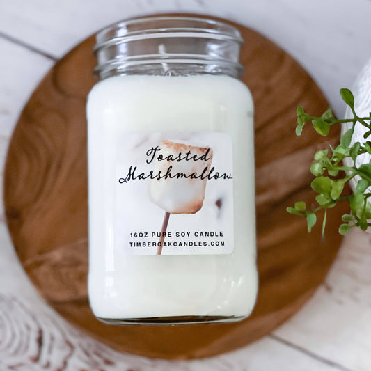 TOASTED MARSHMALLOW |16oz Mason Jar