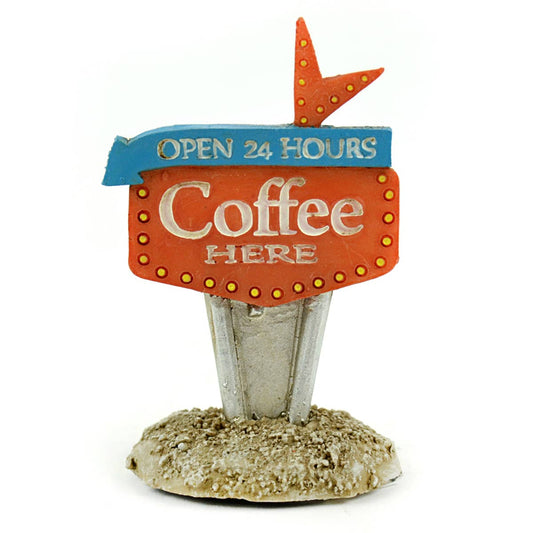 2” Coffee Here Sign
