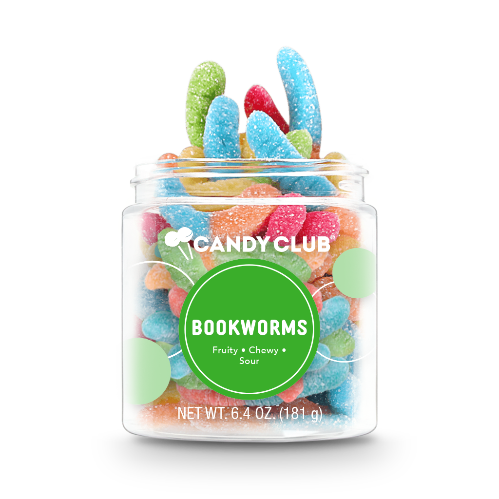 BookWorms: Mini Candy Gummy Worms