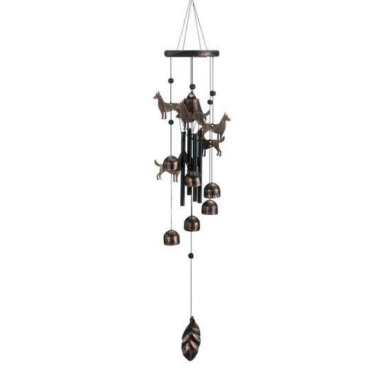 26 Bronze Dogs Wind Chimes