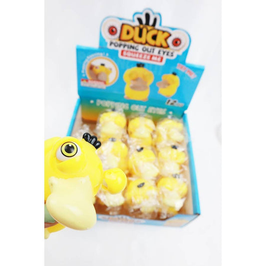 Eye Popping Duck Squishy Toy: YELLOW / ONE
