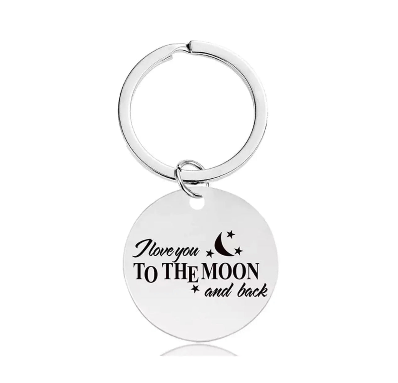 Love You to the Moon Keychain