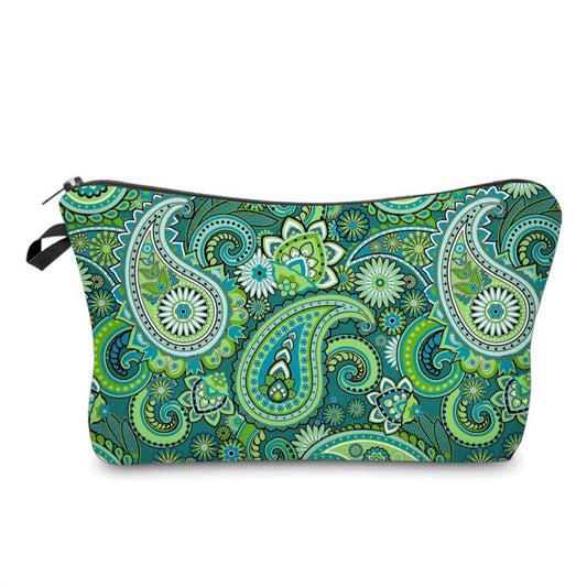 Paisley Green pouch