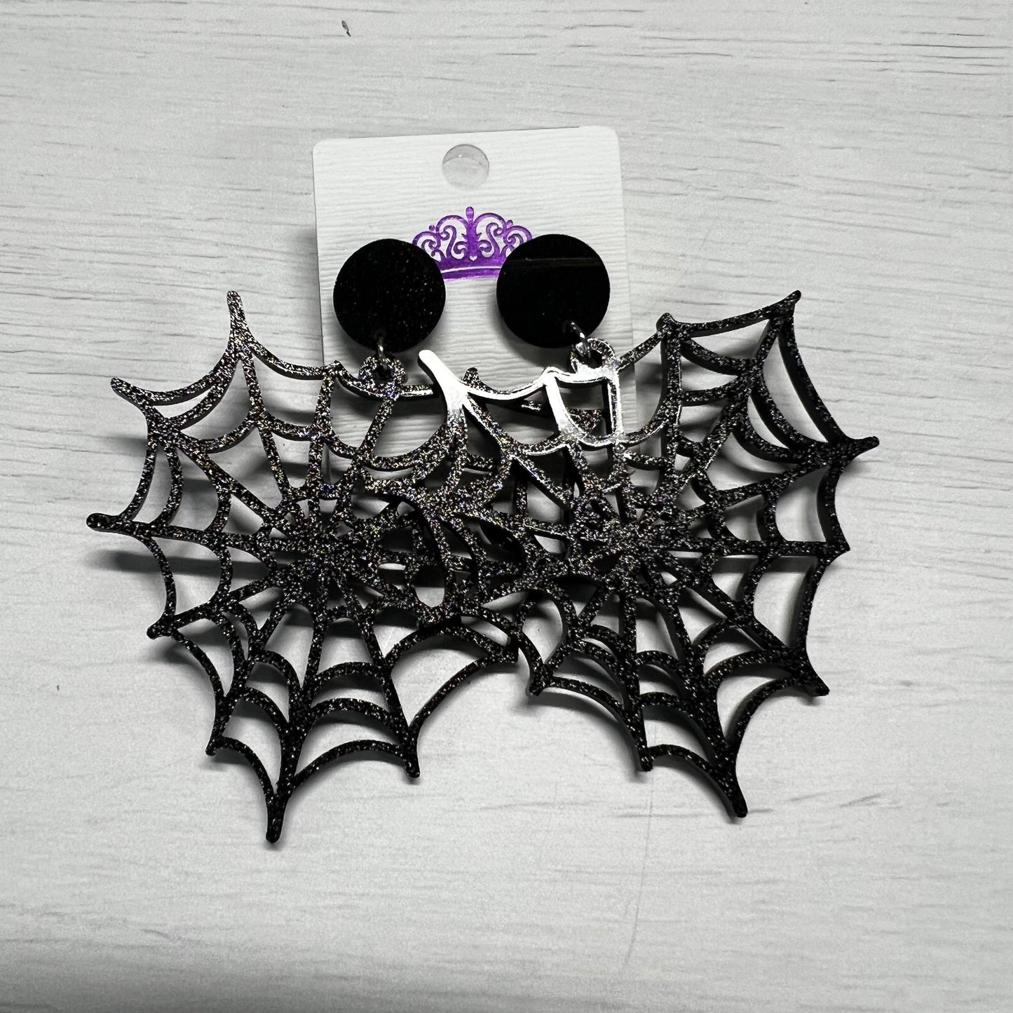 Spider Web Earrings