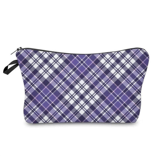 Purple Plaid Pouch