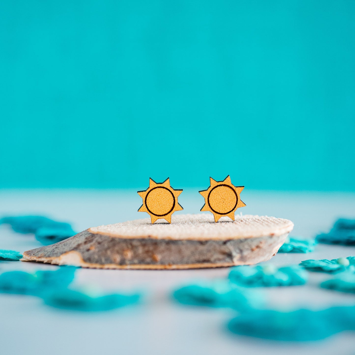 Yellow Sun Studs